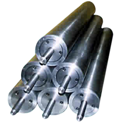 polished cooling roller